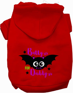 Batty for Daddy Halloween Pet Hoodie — view 9