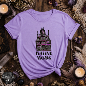 Haunt Mess Tee | Funny Halloween Ghost Graphic T-Shirt — view 1