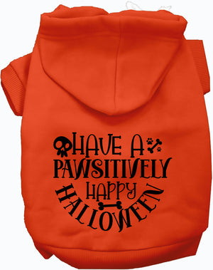 Pawsitively Happy Halloween Pet Hoodie — view 1