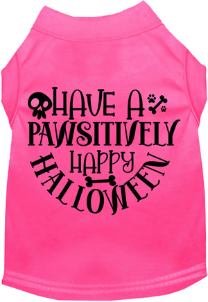 Pawsitively Happy Halloween Pet Shirt — view 5