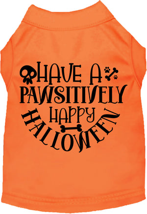 Pawsitively Happy Halloween Pet Shirt — view 8