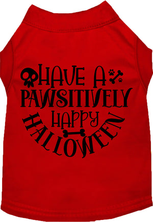 Pawsitively Happy Halloween Pet Shirt — view 9