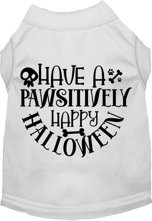 Pawsitively Happy Halloween Pet Shirt — view 10