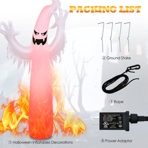12 Feet Halloween Inflatable Decoration with Built-in LED Lights — view 8