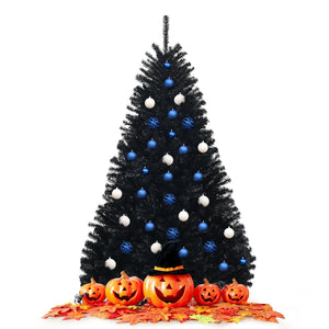 6 Feet Hinged Artificial Halloween Christmas Tree — view 4