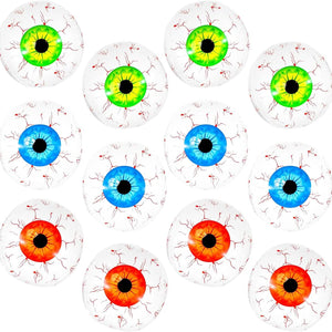 12-Pack: 22 Inch Halloween Eyeball Balloons — view 2