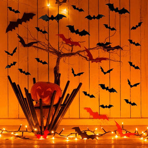 120-Piece: 3D Bat Halloween Decoration Stickers — view 6
