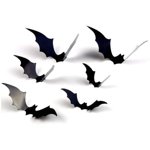 120-Piece: 3D Bat Halloween Decoration Stickers — view 2