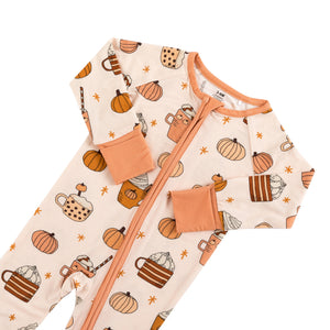 Pumpkin Spice (Convertible Zip Footies) — view 5