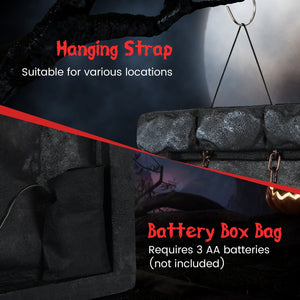 Halloween Hanging Animated Zombie Prisoner Decoration Sound-Activated — view 6