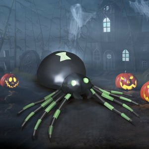 6 Feet Halloween Inflatable Blow-Up Spider — view 1