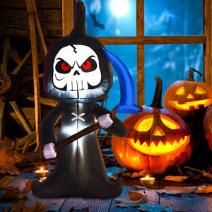 6 Feet Halloween Inflatable Decorations with Built-in LED Lights — view 6