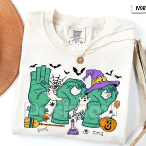 Comfort Colors® 'Boo In ASL' SPED Teacher Halloween T-Shirt – Autism Teacher Shirt, Special Education Graphic Tees, Teacher Gift — view 2