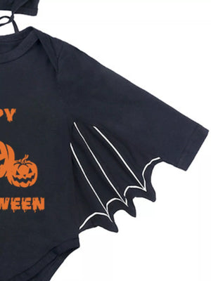 Children's Halloween Bat Bodysuit & Hat Costume Set — view 32