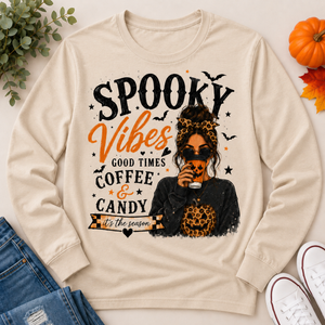 Spooky Vibes Mom Graphic Apparel — view 6