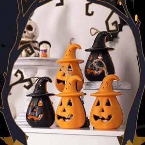 2-Pack: LED Lamp Halloween Pumpkin Light — view 4
