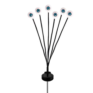 2-Pieces: Solar Scary Eyeball Lights Halloween Decoration Swaying Light — view 6