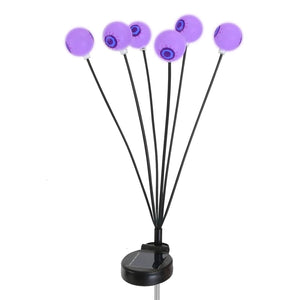 2-Pieces: Solar Scary Eyeball Lights Halloween Decoration Swaying Light — view 2