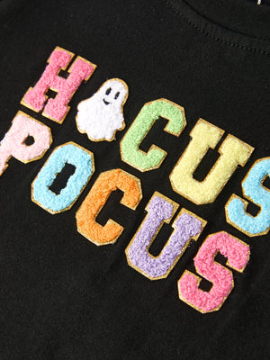 Halloween Black Top + Pink Bell Bottoms — view 11