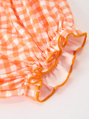 Girls Halloween Dog Pumpkin Black Bloomers Set — view 5