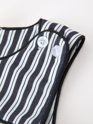 Halloween Ghost Smocked Boys Jon Jon Embroidered Romper — view 3