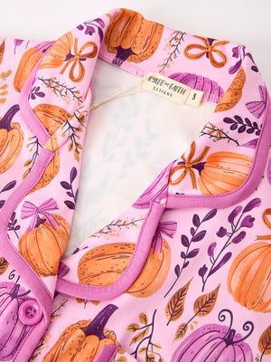 Mommy & me Halloween Pumpkin Pajama Set — view 5