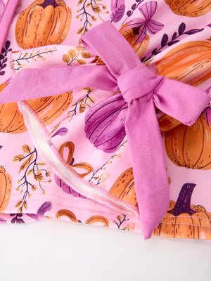 Mommy & me Halloween Pumpkin Pajama Set — view 6