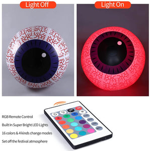24-Inch Halloween Inflatable Ghost Eyeball Decor — view 4