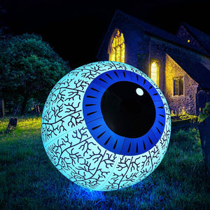 24-Inch Halloween Inflatable Ghost Eyeball Decor — view 1