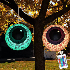 24-Inch Halloween Inflatable Ghost Eyeball Decor — view 5