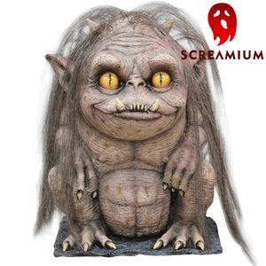 Troglyns RAGAR Prop Scary Gremlin Monster with Stringy Hair Halloween Decoration — view 2