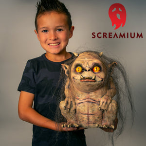 Troglyns RAGAR Prop Scary Gremlin Monster with Stringy Hair Halloween Decoration — view 4