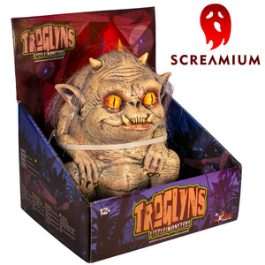 Troglyns RAGAR Prop Scary Gremlin Monster with Stringy Hair Halloween Decoration — view 3