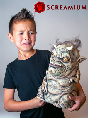 Troglyns COLDRAK Prop Troll Gremlin Monster with Wispy Hair Halloween Decoration — view 3
