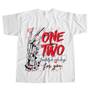 Halloween Horror Anime T-Shirt - Spooky Japanese Graphic Tee, Edgy Fall Wear — view 3