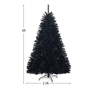 6 Feet Hinged Artificial Halloween Christmas Tree — view 5