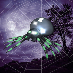 6 Feet Halloween Inflatable Blow-Up Spider — view 2