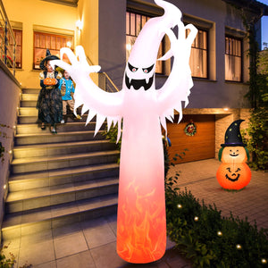 12 Feet Halloween Inflatable Decoration with Built-in LED Lights — view 1