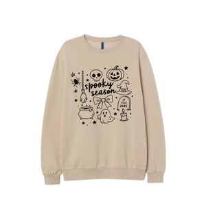 Spooky Season Sweatshirt – Cozy & Classic Halloween Crewneck — view 2