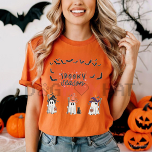 "Spooky Boo" Ghost T-Shirt – Cute Halloween Tee, Unisex Spooky Season Apparel — view 2