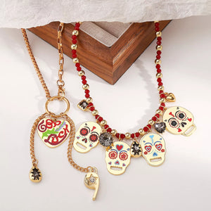 18K Gold-Plated Halloween Charm Necklace — view 4