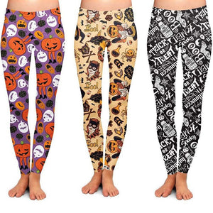 3-Pack: Women's Halloween Special Premium Wicked Cool Leggings — view 1