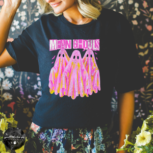 Mean Ghouls Tee | Funny Halloween Ghost Graphic T-Shirt — view 1