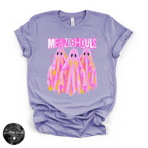 Mean Ghouls Tee | Funny Halloween Ghost Graphic T-Shirt — view 4
