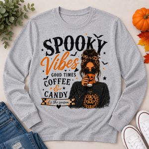 Spooky Vibes Mom Graphic Apparel — view 5