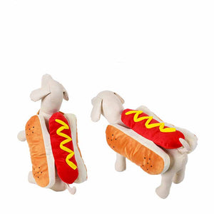 Funny Dog Costume - Hot Dog Design Pet Apparel — view 6