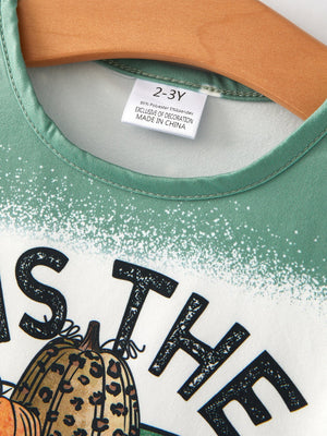 Fall Thanksgiving Halloween 3 pieces Short sleeve O-neck T-shirt — view 6