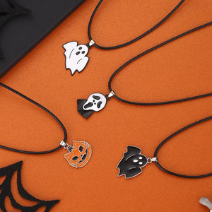 Halloween Ghost Pendant Necklace — view 3