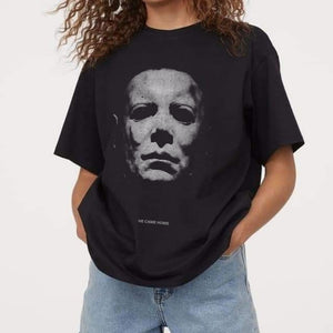 "The Night He Came Home" Michael Myers T-Shirt - Classic Horror Film Tee, Retro Fall Halloween Gift — view 4