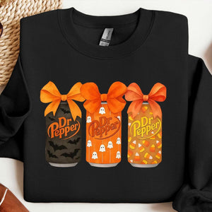 Dr Pepper Halloween Sweatshirt – Spooky Soda Graphic Crewneck — view 3